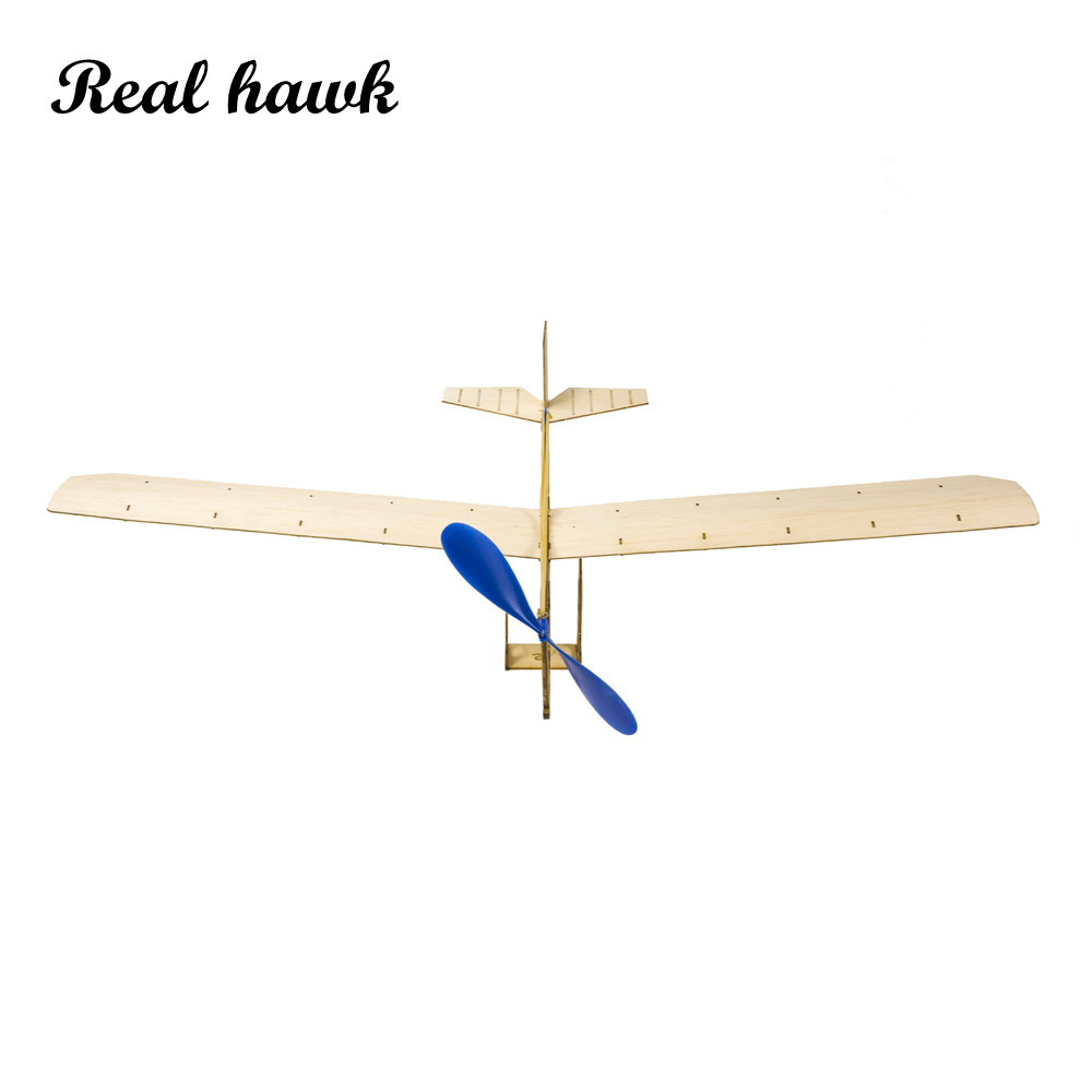 Woodworking Kids Toys - Комплект самолета STEM с резиновой лентой,