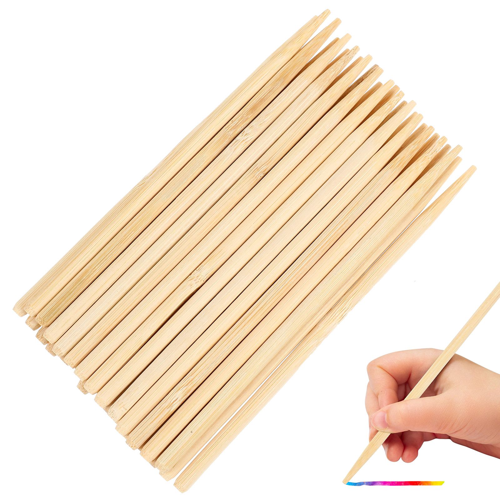 Woodworking Kids Toys - 30 шт. деревянная бамбуковая ручка для