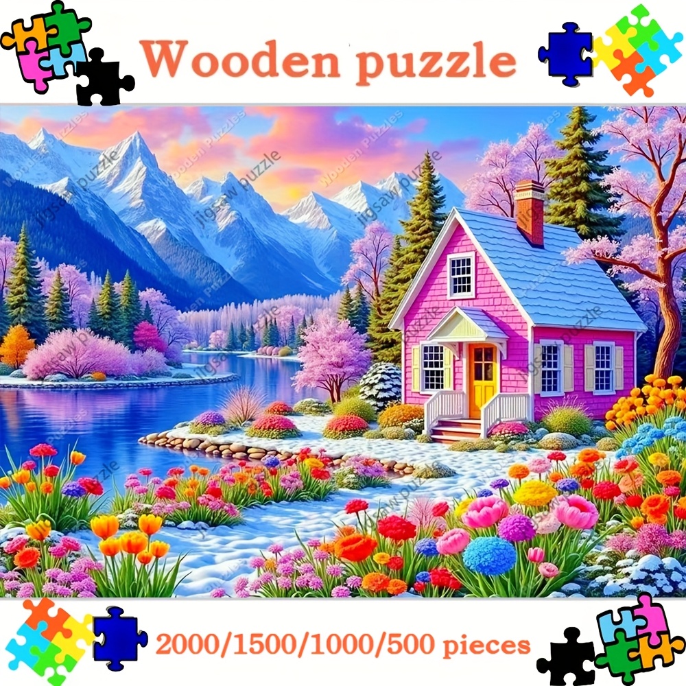 Woodworking Jigsaw - 2000/1500/1000/500 шт. деревянные пазлы для взрослых