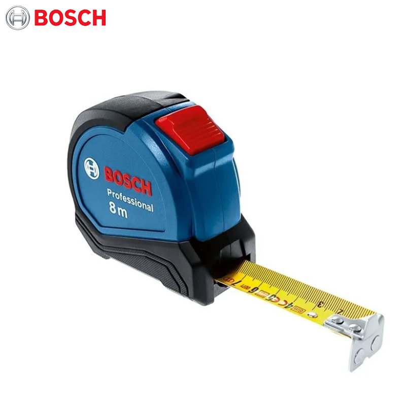 Woodworking Definition - Магнитная стальная рулетка Bosch 8M, двусторонняя,