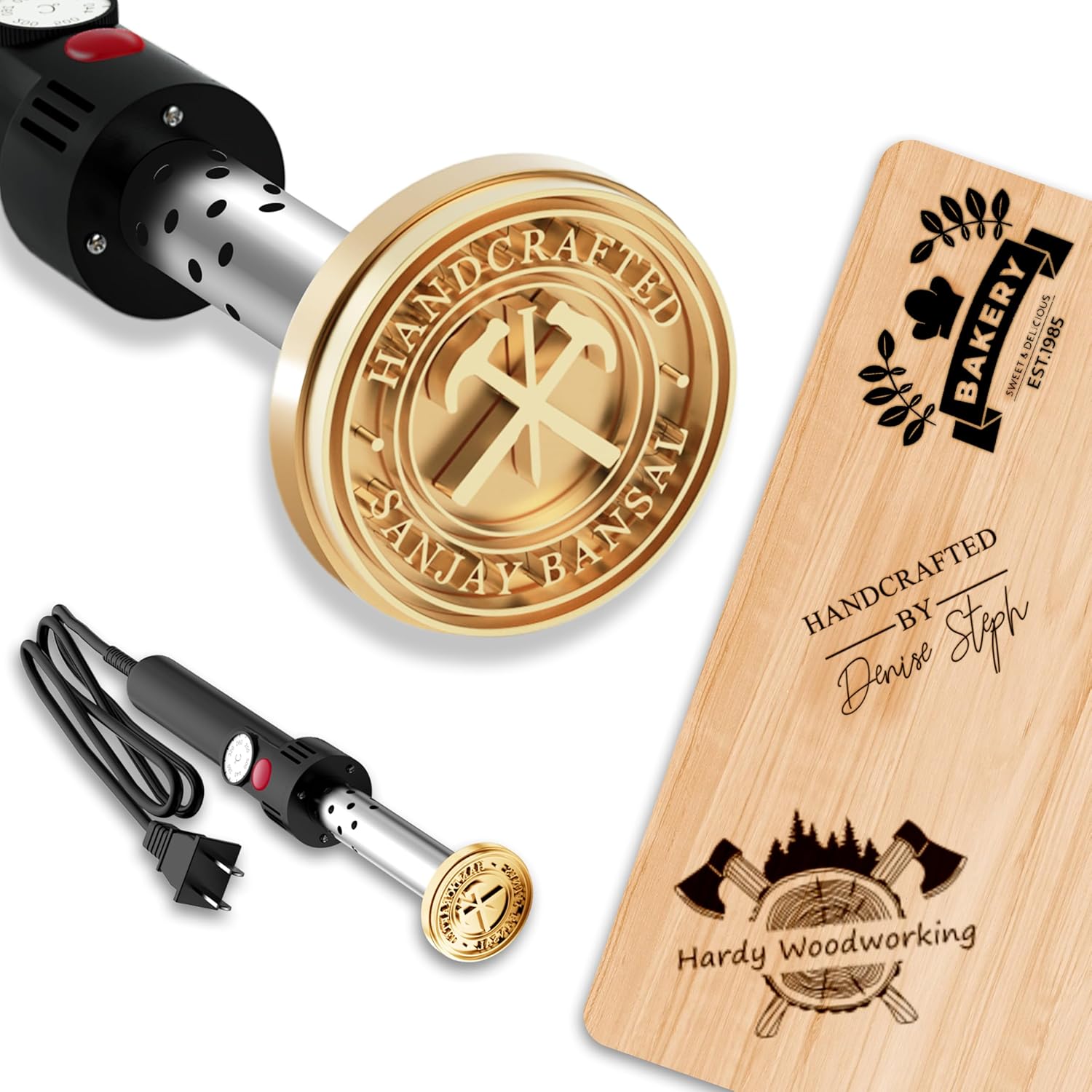 Woodworking Logo Design Free - Электрический брендировочный гравер для дерева с