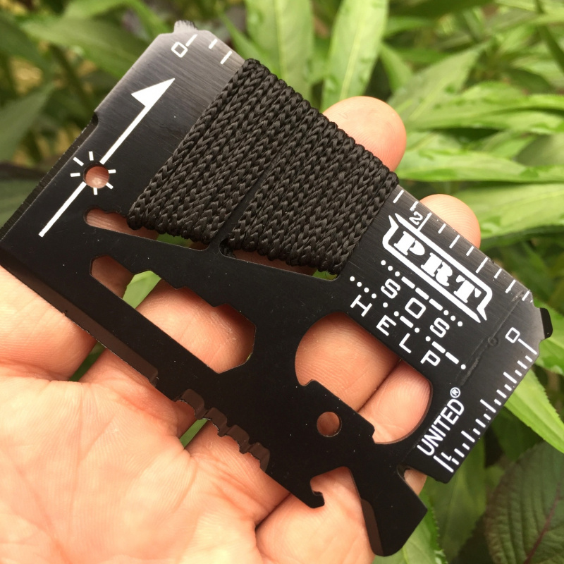 Card Scraper Steel - Многофункциональный спасательный нож-карточка из нержавеющей стали
