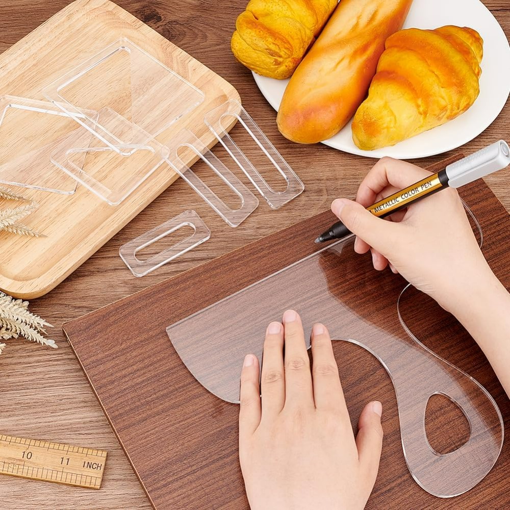 7 шт., шаблон для мясных издел – обзор и цена Woodworking Templates
