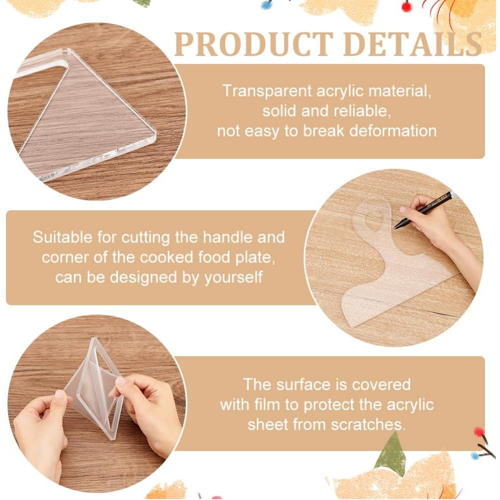 7 шт., шаблон для мясных издел – обзор и цена Woodworking Templates