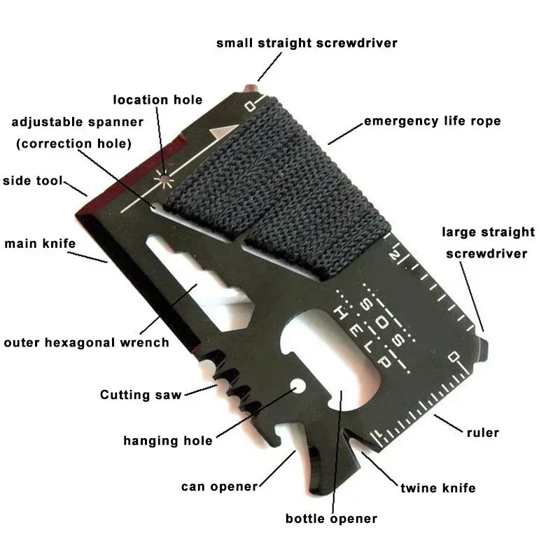 Многофункциональный спасательн – обзор и цена Card Scraper Steel